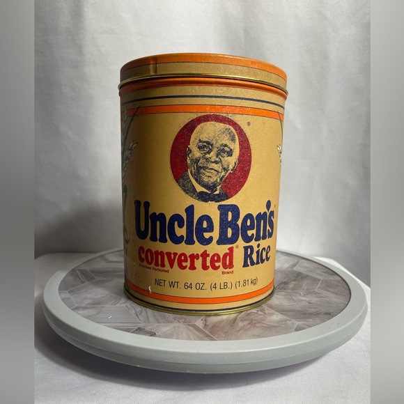 Uncle Ben's Other - Vintage 1985 Uncle Ben’s Converted Rice Tin 64oz – Replica of 1947 Packaging